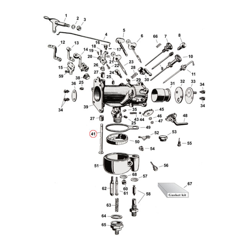 THROTTLE SHAFT 970396