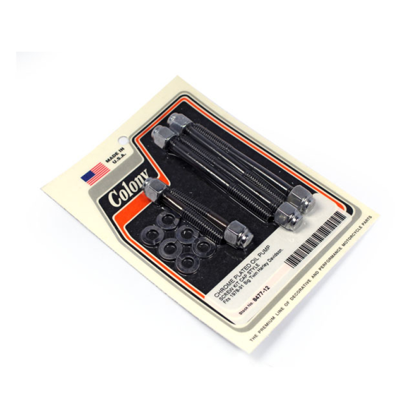 COLONY OIL PUMP MOUNT KIT, CAP STYLE  79-91 BIG TWIN (NU) 970538