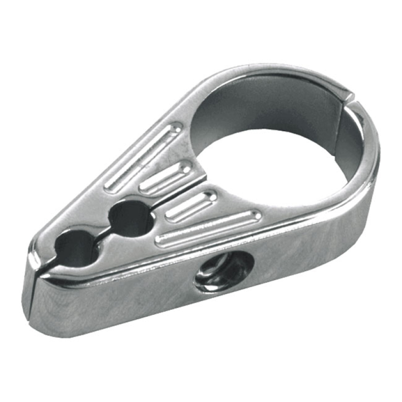 THROTTLE CABLE CLAMPS, SLOTTED DUAL CABLE. FITS HANDLEBARS 970588