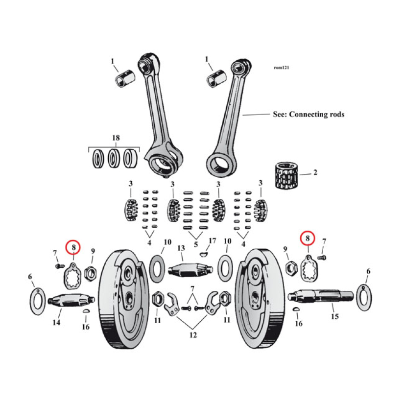LOCKWASHER, CRANKPIN NUT 971184