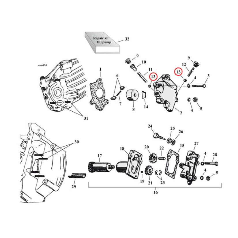 BALL 7/32 INCH DIAMETER OIL PUMP 971231