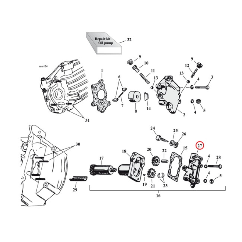 COVER, SCAVENGER PUMP 971239