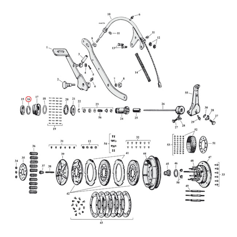 THRUST WASHER, OIL SEAL  41-73 45" SV (NU) 971271