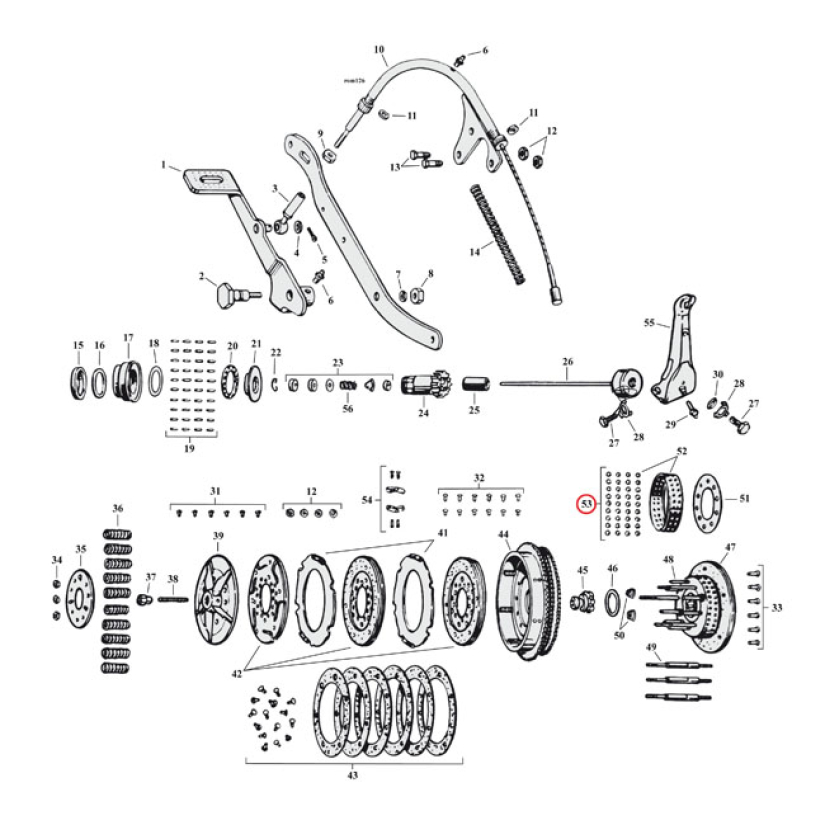 ROLLER BALLS, CLUTCH HUB BEARING 971295