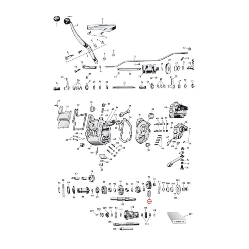 SPACER COLLAR, TRANSM. 971401
