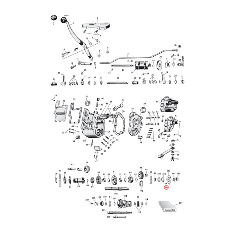 WOODRUFF KEY, TRANSM. SPROCKET 971408