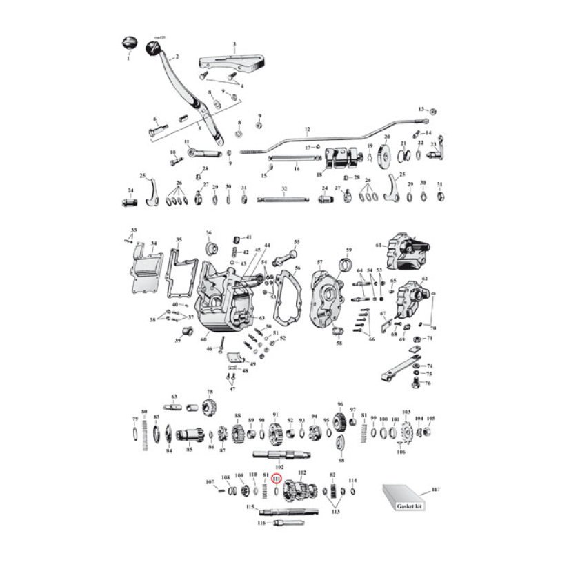THRUSTWASHER, OUTER TRANSM. BEAR. RIGHT 971412