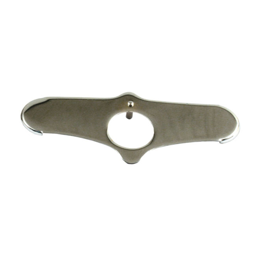 LOCKPLATE, NEGATIVE OFFSET SPRINGER FORK STEM NUT. CHROME FOR NEGATIVE 971463