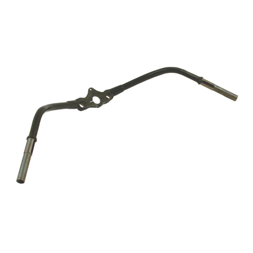 EARLY SPRINGER HANDLEBAR, INLINE, BLACK BUCKHORN (WIDE & HIGH) (MOST U 971472