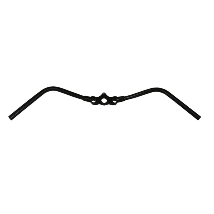 EARLY SPRINGER HANDLEBAR, INLINE, BLACK BUCKHORN; NOT DIMPLED; FOR USE 971540