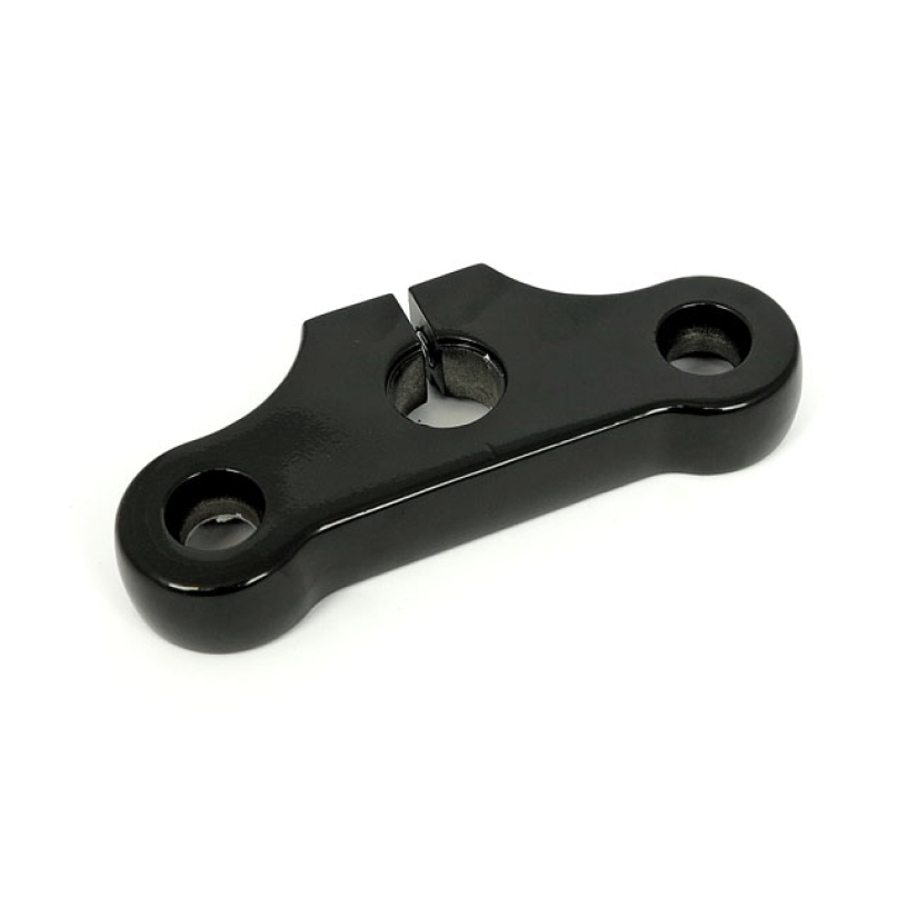 UPPER TRIPLE CLAMP, SOFTAIL SPRINGER BLACK; 3 DEGREE OFFSET; OEM REPRO 971652