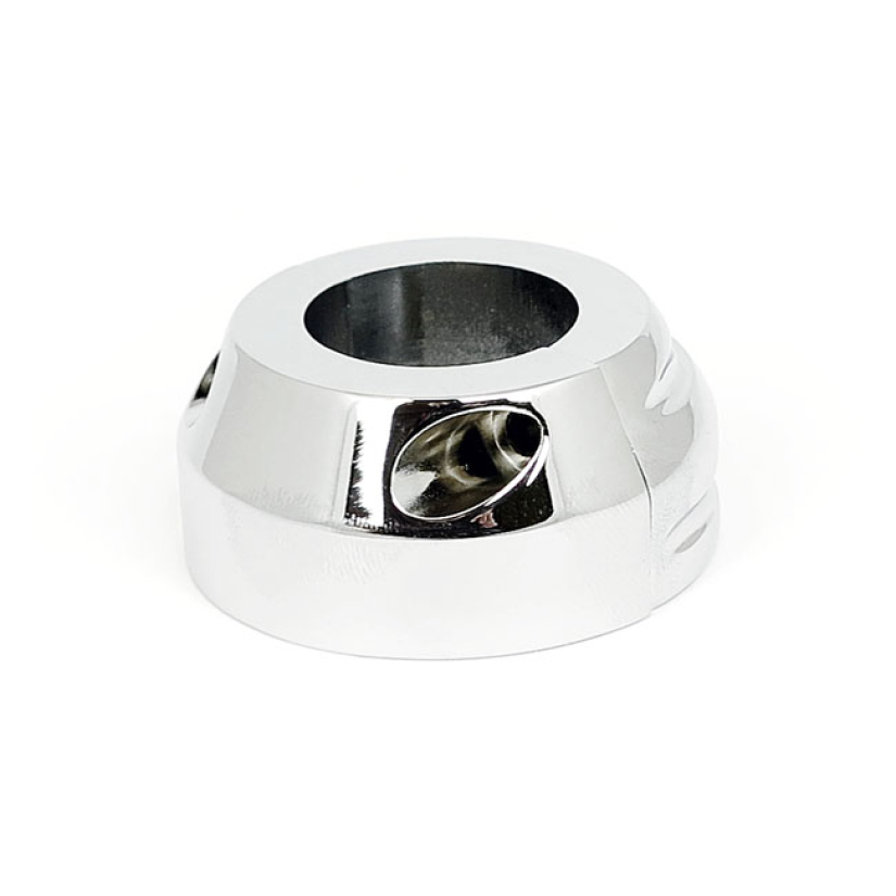 CUSTOM THROTTLE CLAMP. E-THROTTLE. CHROME CHROME. WILL NOT TAKE A THRO 971655