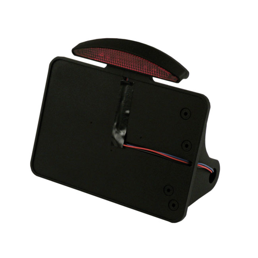 CPV LICENSE PLATE BRACKET KIT BLACK; WITH ARCH LED TAILLIGHT; SIDE MOU 972531