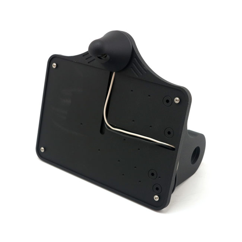 CPV LICENSE PLATE BRACKET KIT BLACK; NIPPLE LIGHT; SIDE MOUNT; 1" AXLE 972544