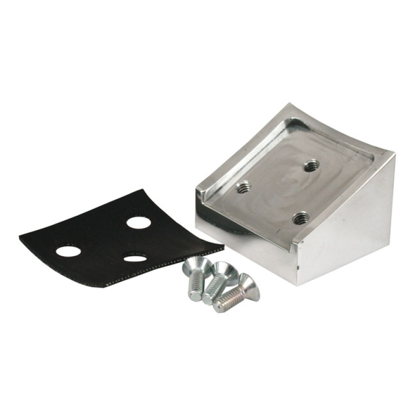 CPV, BRACKET ONLY. FOR LICENSE PLATE HOLDERS (FENDER MOUNT) POLISHED A 972861