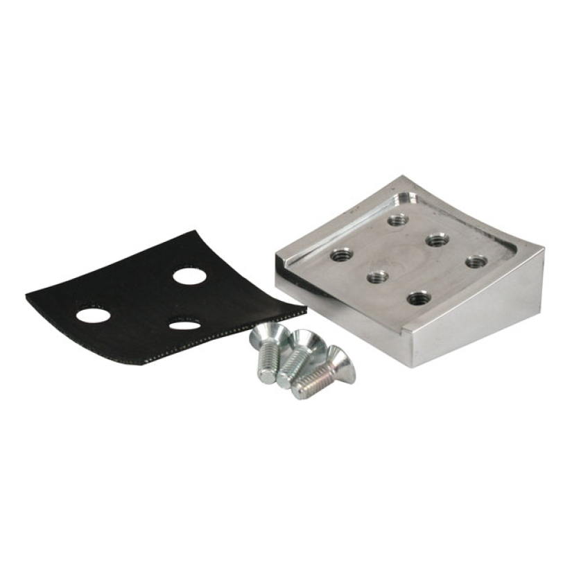 CPV, BRACKET ONLY. FOR LICENSE PLATE HOLDERS (FENDER MOUNT) POLISHED A 972862