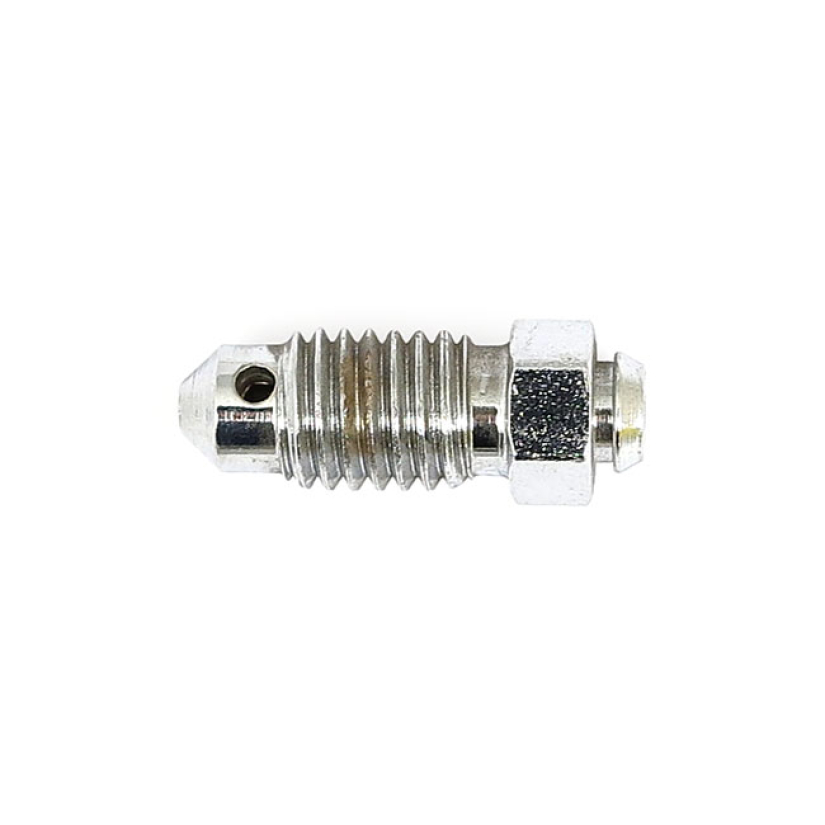 BRAKE BLEEDER SCREWS CHROME; 10MM X 1.50 X 27.50 975245