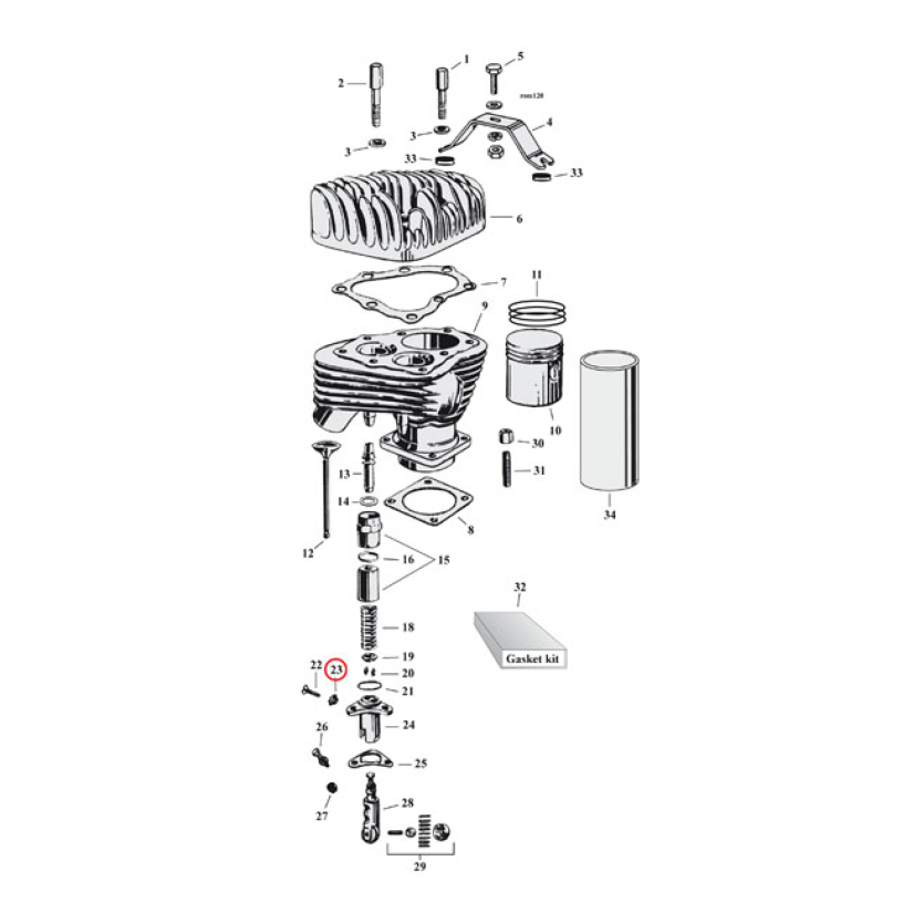 CHROME EXTERNAL LOCKWASHER, 1/4 INCH 975620
