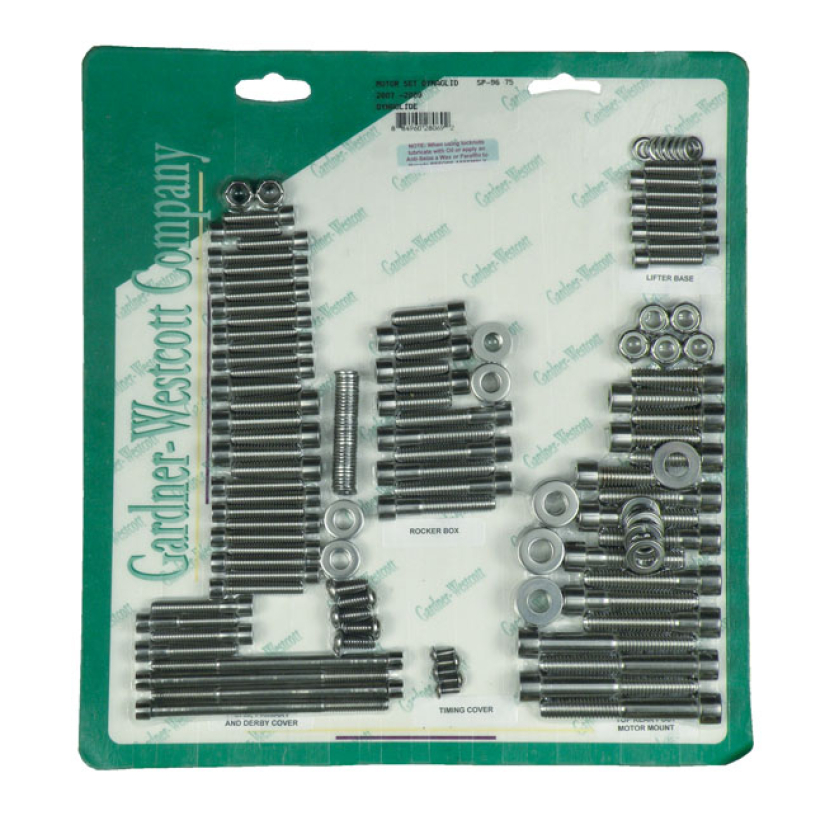 GW MOTOR SCREW SET, POLISHED SS ALLEN 975883