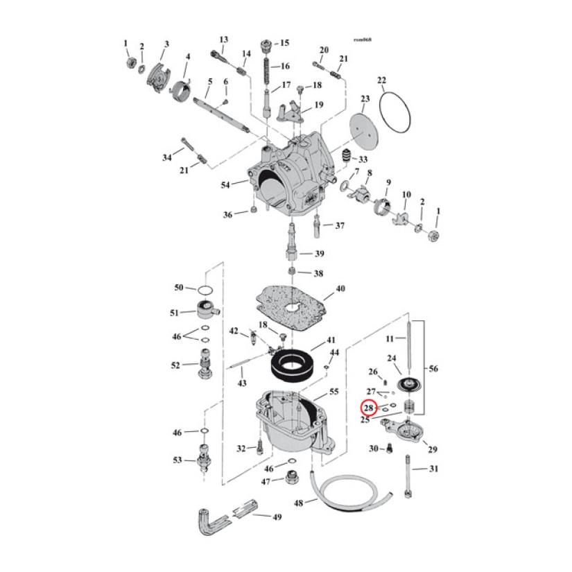 S&S O-RING, ACC. PUMP CAP SUPER E&G 977819