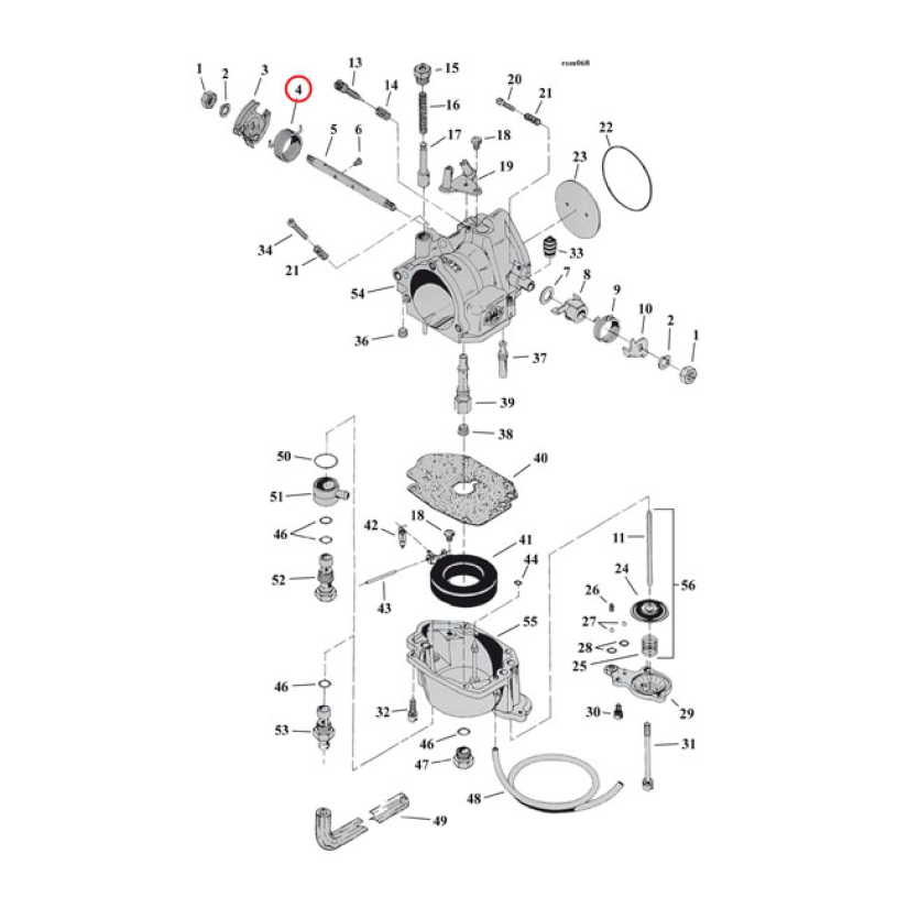 S&S SPRING, THROTTLE RETURN 977861