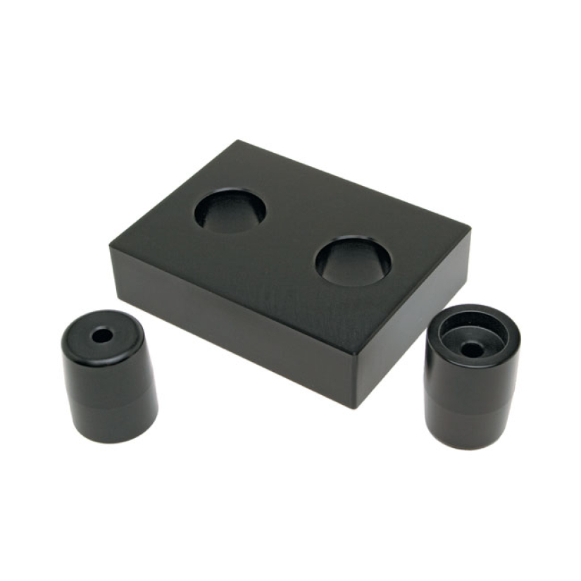 GEORGE''S GARAGE, CAMSHAFT ASSEMBLY TOOL DELRIN; HOLDS BOTH CAMSHAFTS 979414