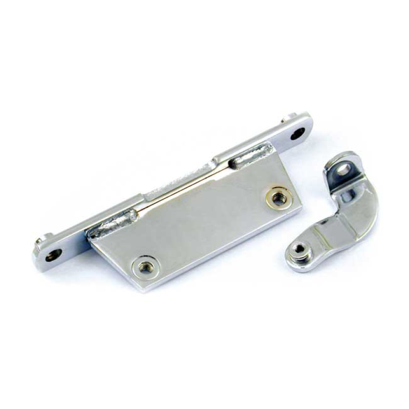OIL TANK MOUNT BRACKET KIT. CHROME FRONT & REAR MOUNTING KIT. OEM REPL 980146