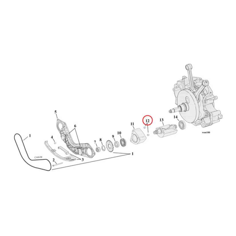 DOWEL PIN MULTIPLE APPLICATIONS. PRIMARY HOUSING; BALANCE SHAFT AND TR 981194