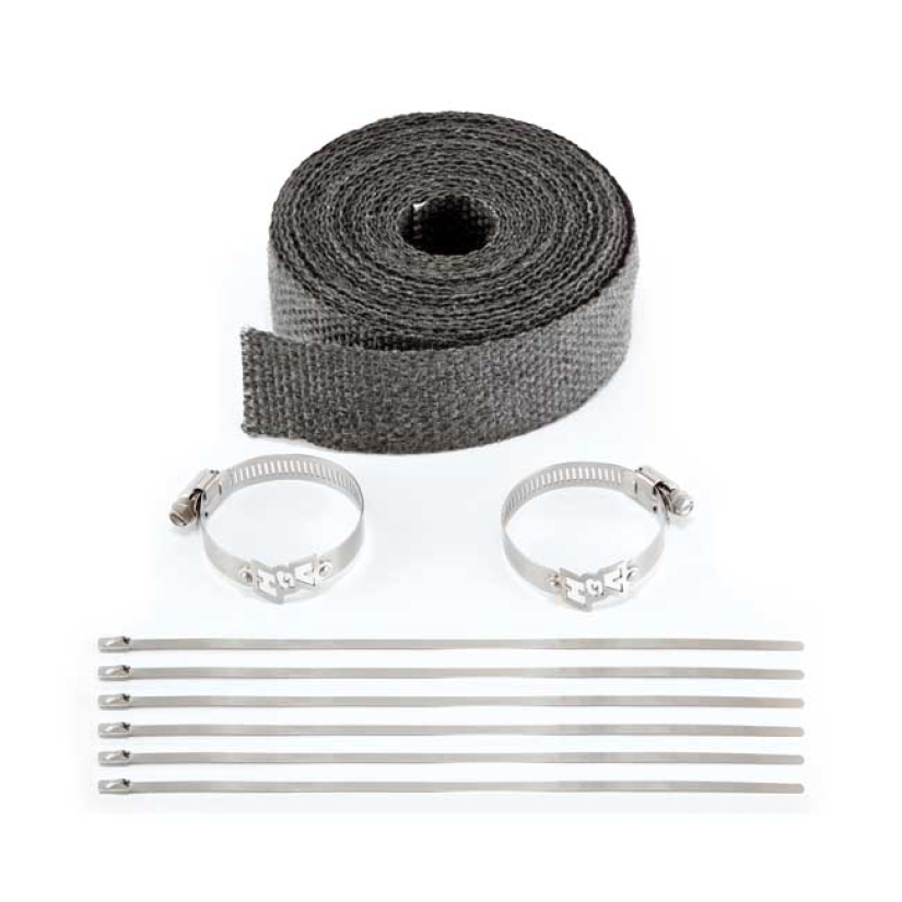 VANCE & HINES, EXHAUST HEADER WRAP KIT. BLACK COMPLETE KIT. INCLUDES 2 981498