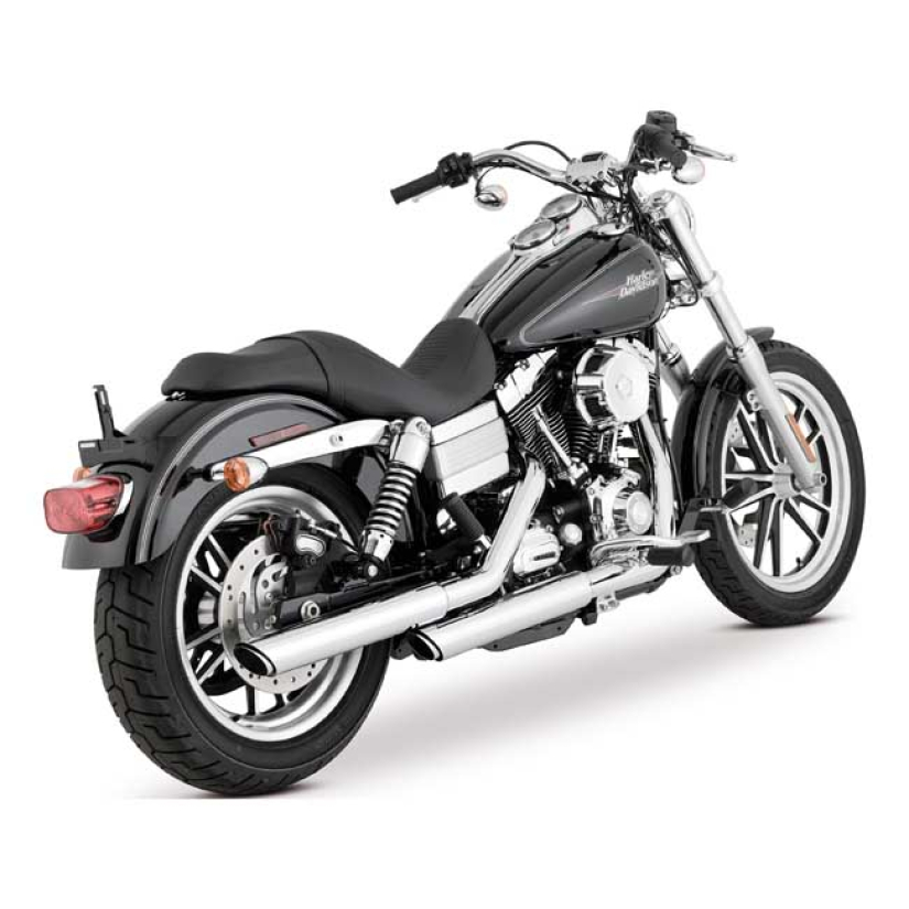V&H TWIN SLASH 3 INCH SLIP ONS DYNA 91-16 981783
