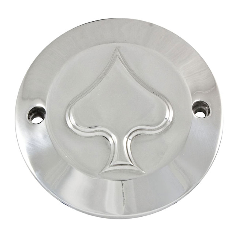 HKC POINT COVER 2-HOLE. SPADE, POLISHED POLISHED ALUMINUM.  A MIND-BLO 982033