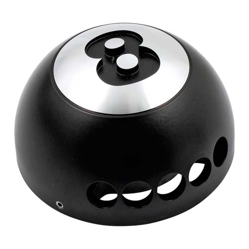 HELLS KITCHEN CHOPPERS, AIR CLEANER KIT. EIGHT BALL, BLACK BLACK POWDE 982245