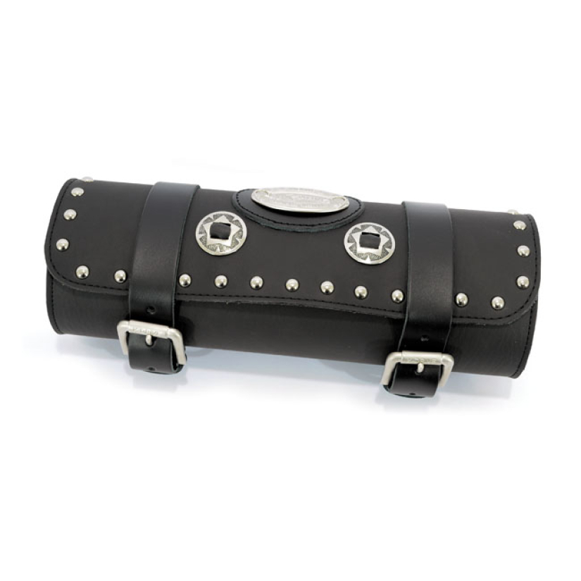 LONGRIDE, GENUINE LEATHER TOOL ROLL 2.8L. STUDDED BLACK 986387