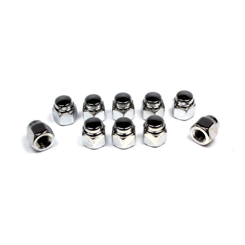 COLONY, CAP NUTS M8 (1.25) CHROME PLATED 8MM UNIVERSAL 989016
