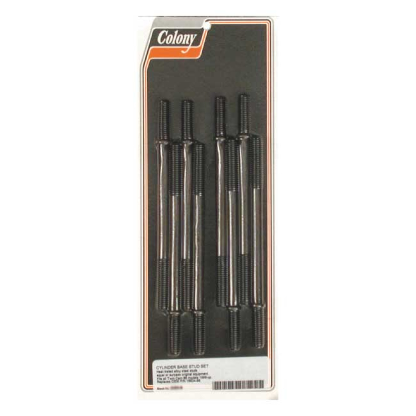 COLONY CYLINDER STUD SET (8-PACK) REPLACEMENT OEM STYLE HEAT TREATED A 989130
