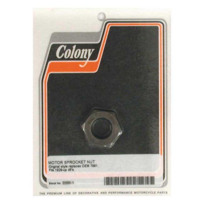 COLONY MOTOR SPROCKET NUT SPROCKET SIDE 29-73 45" SV (NU) 989235
