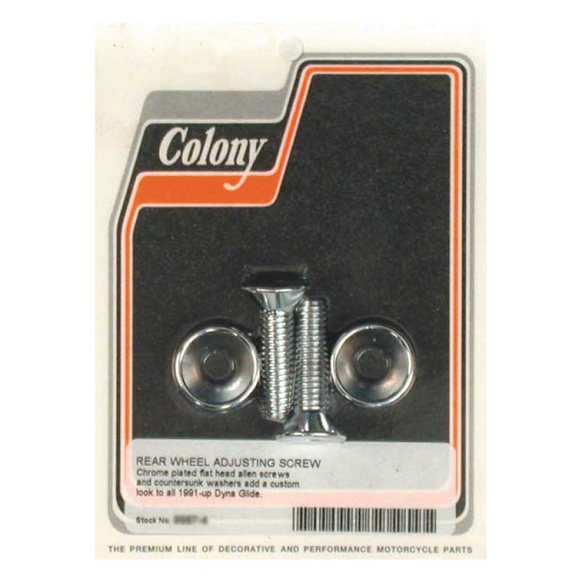 COLONY AXLE ADJUSTER HARDWARE FOR 989392 KIT 93-05 DYNA (NU) 989394