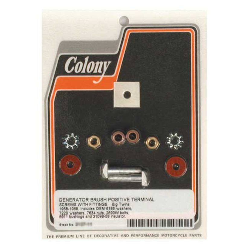 COLONY GENERATOR TERMINAL POS. SCREW KT 989658