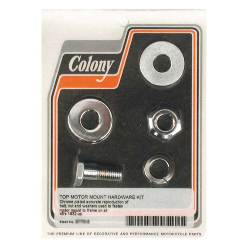 COLONY UPPER MOTOR MOUNT KIT CHROME 32-73 45" SV (NU) 989675