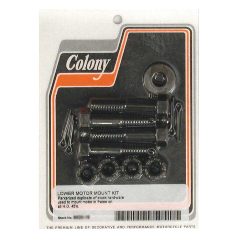 COLONY LOWER MOTOR MOUNT KIT PARKERIZED 32-73 45" SV (NU) 989680