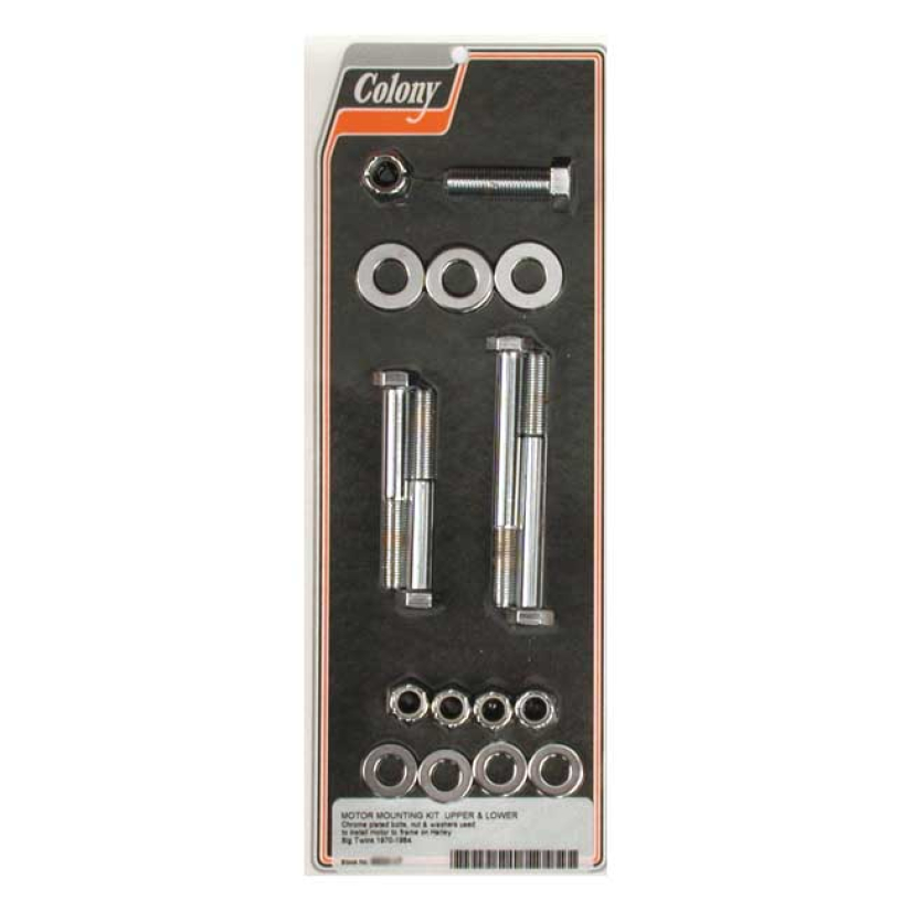 COLONY MOTOR MOUNT KIT CHROME 70-84 SHOVEL (NU) 989687