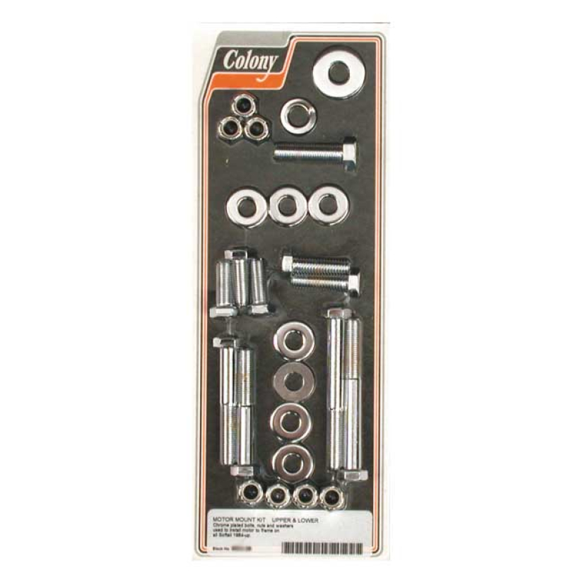 COLONY MOTOR MOUNT KIT CHROME 84-99 SOFTAIL (NU) 989689