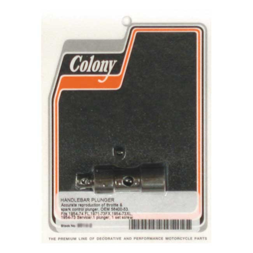 COLONY HANDLEBAR PLUNGER REPRODUCTION FOR THROTTLE & SPARK PLUNGER 54- 989776