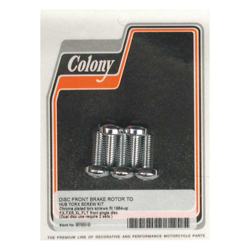 COLONY BRAKE ROTOR BOLT KIT 989937