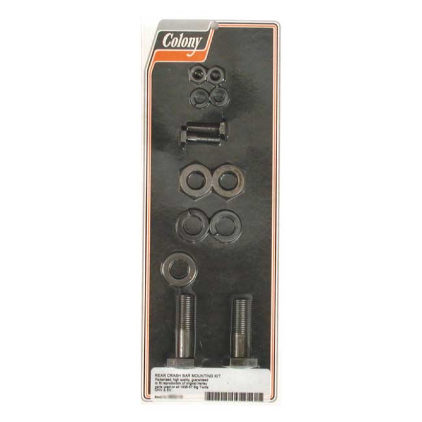 COLONY, ENGINE GUARD MOUNT KIT. BLACK BLACK PARKERIZED FINISH. HIGH QU 989964
