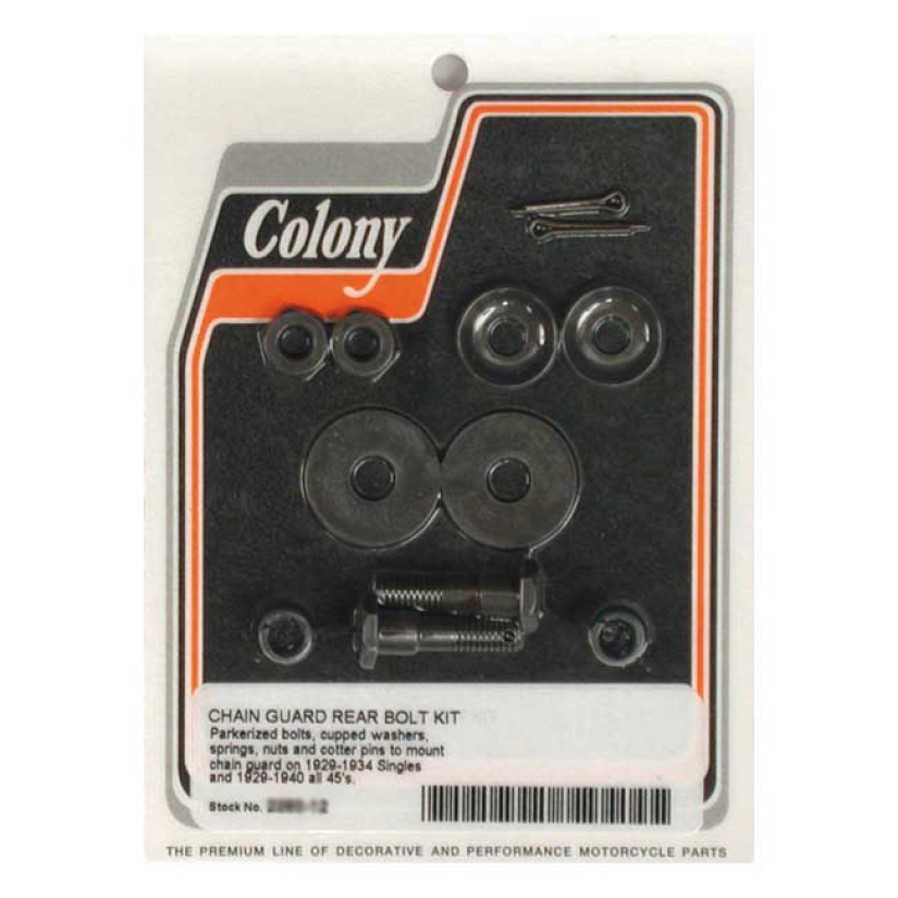 COLONY CHAINGUARD MOUNTING KIT PARKERIZED; COMPLETE MOUNT KIT FITS 192 990138