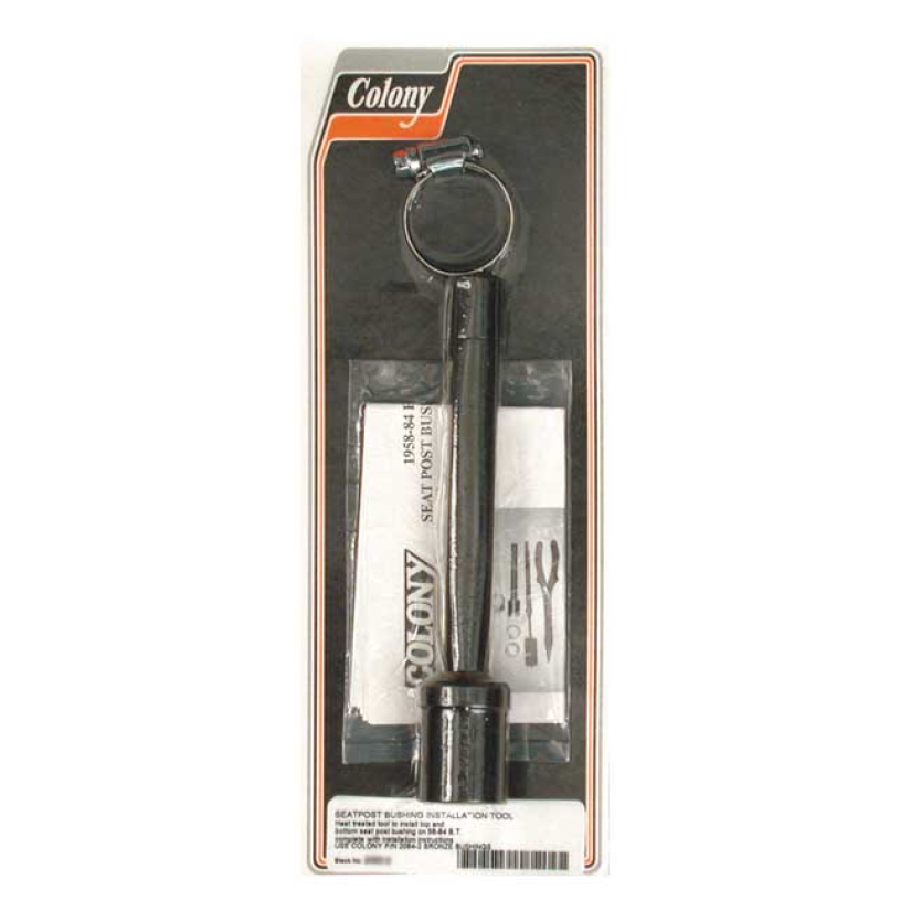 COLONY, SEAT POST BUSHING TOOL HEAT TREATED. INSTALLS TOP AND BOTTOM S 990197