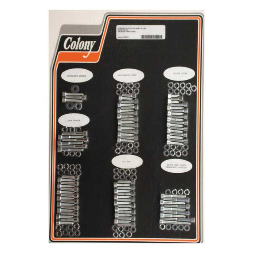COLONY MOTOR SHOWBIKE KIT POLISHED CHROME ALLEN 02-17 V-ROD (NU) 990233