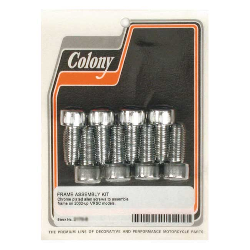 COLONY FRAME ASSY KIT CHROME ALLEN 02-17 V-ROD (NU) 990254