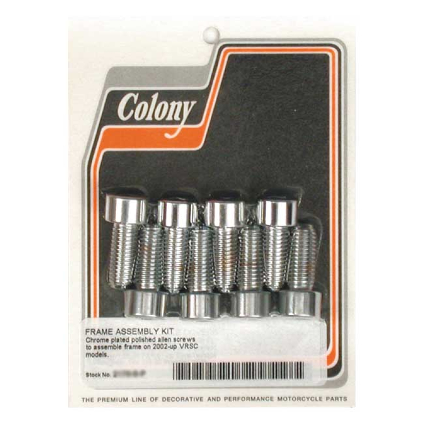 COLONY FRAME ASSY KIT POLISHED CHROME ALLEN 02-17 V-ROD (NU) 990255